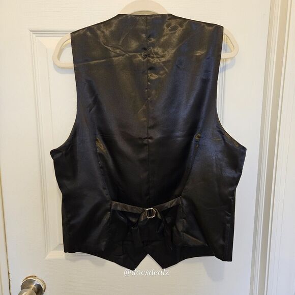 Mage Male Three-Piece Suit Black Men's Size Large - Picture 7 of 16